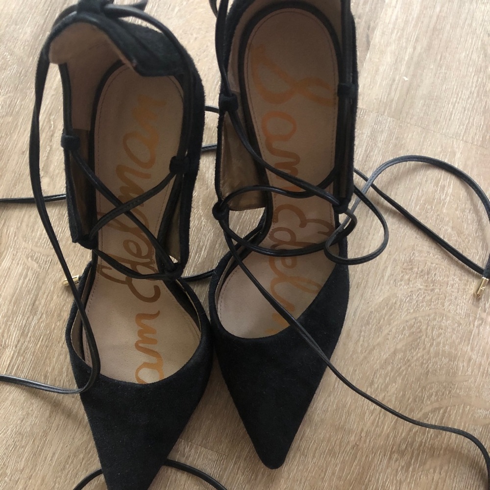 Sam eidelman lace up heels size 8